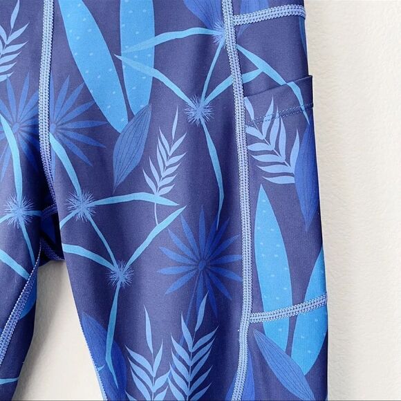 Zyia Active Azul Paradise Pocket Light n Tight Hi-Rise Capri Leggings 20” 14/16 - Picture 8 of 10